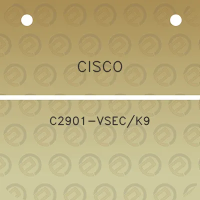 cisco-c2901-vseck9