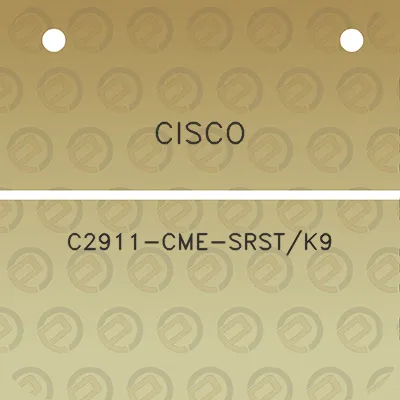 cisco-c2911-cme-srstk9