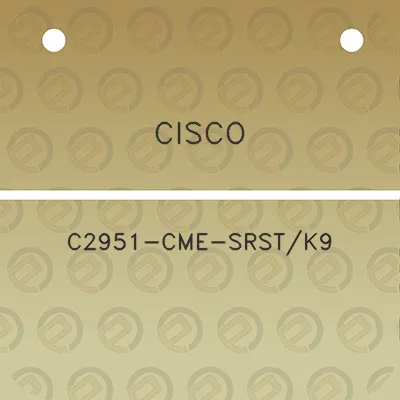 cisco-c2951-cme-srstk9