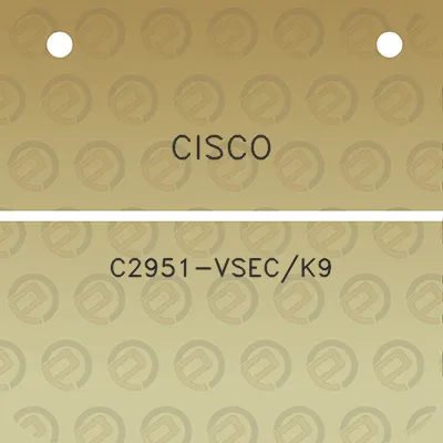 cisco-c2951-vseck9