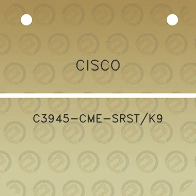 cisco-c3945-cme-srstk9