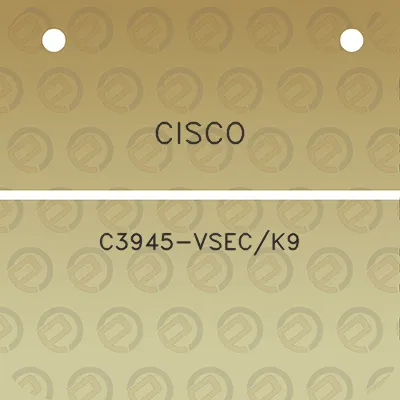 cisco-c3945-vseck9