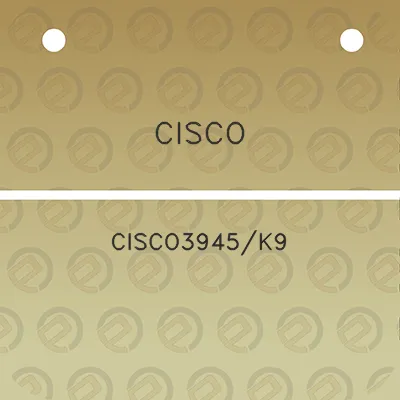 cisco-cisco3945k9