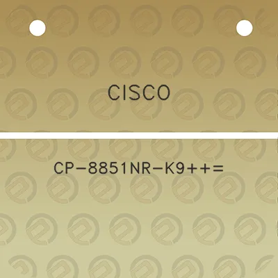 cisco-cp-8851nr-k9