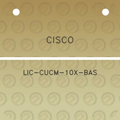 cisco-lic-cucm-10x-bas