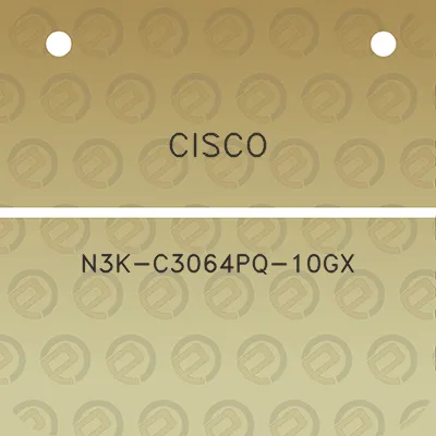 cisco-n3k-c3064pq-10gx