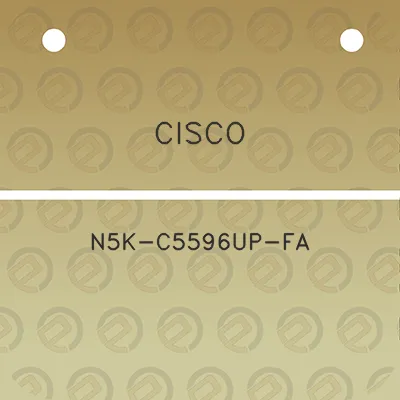 cisco-n5k-c5596up-fa