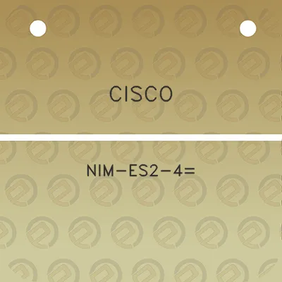 cisco-nim-es2-4