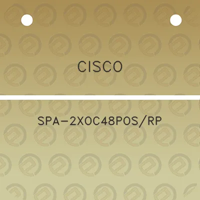 cisco-spa-2xoc48posrp