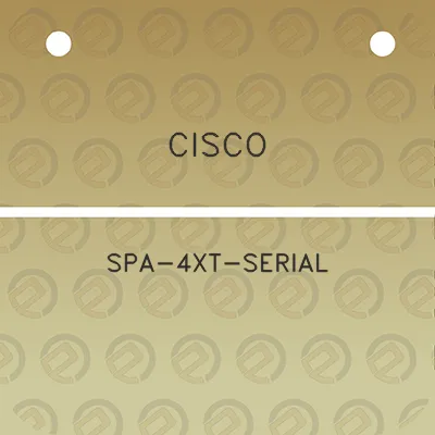 cisco-spa-4xt-serial