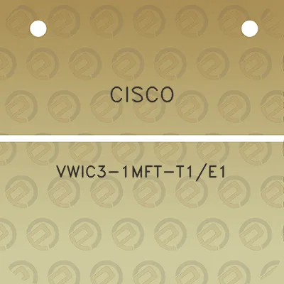 cisco-vwic3-1mft-t1e1