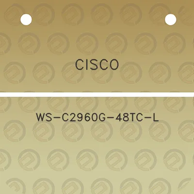 cisco-ws-c2960g-48tc-l