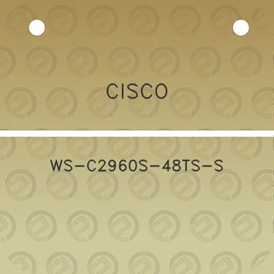 cisco-ws-c2960s-48ts-s