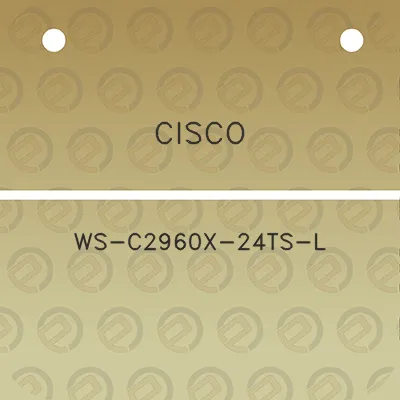 cisco-ws-c2960x-24ts-l