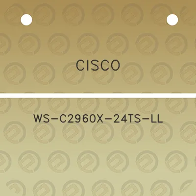 cisco-ws-c2960x-24ts-ll