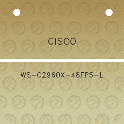 cisco-ws-c2960x-48fps-l