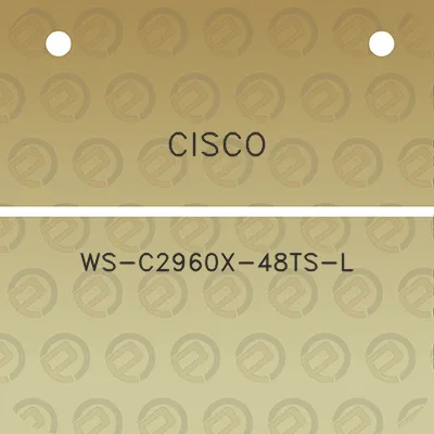 cisco-ws-c2960x-48ts-l