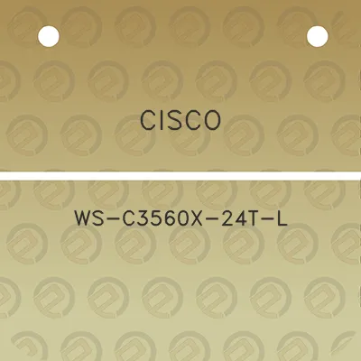 cisco-ws-c3560x-24t-l