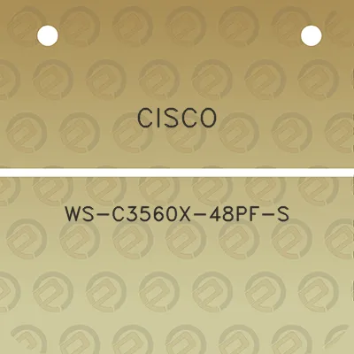 cisco-ws-c3560x-48pf-s