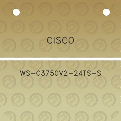 cisco-ws-c3750v2-24ts-s