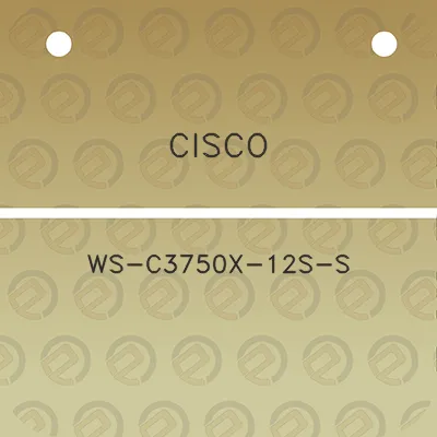 cisco-ws-c3750x-12s-s