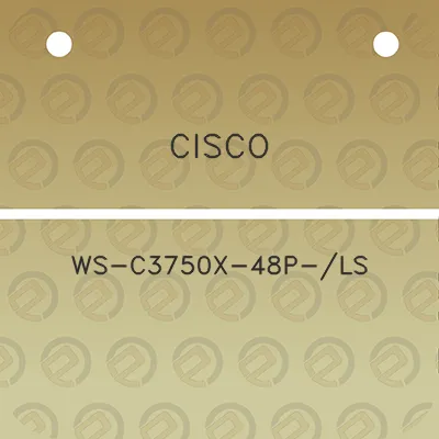 cisco-ws-c3750x-48p-ls