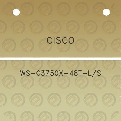 cisco-ws-c3750x-48t-ls