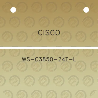 cisco-ws-c3850-24t-l