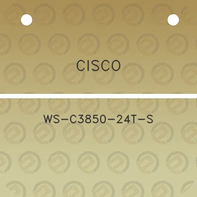 cisco-ws-c3850-24t-s