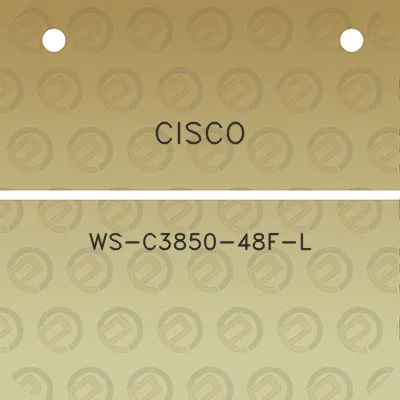 cisco-ws-c3850-48f-l