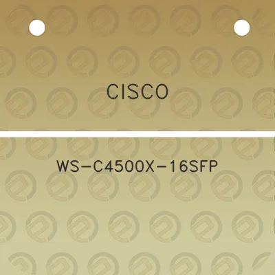 cisco-ws-c4500x-16sfp