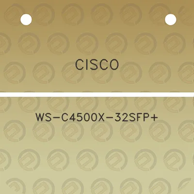 cisco-ws-c4500x-32sfp