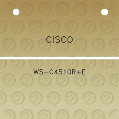 cisco-ws-c4510re