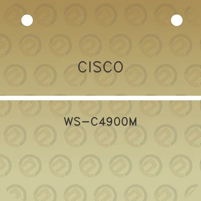 cisco-ws-c4900m