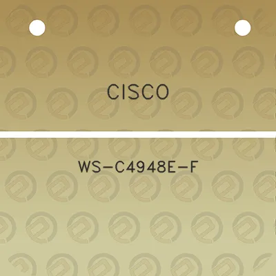 cisco-ws-c4948e-f