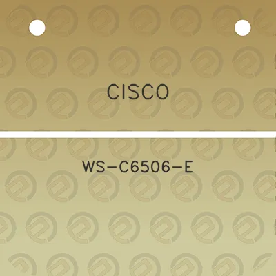 cisco-ws-c6506-e