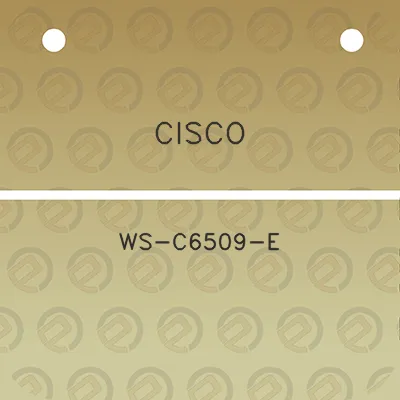 cisco-ws-c6509-e