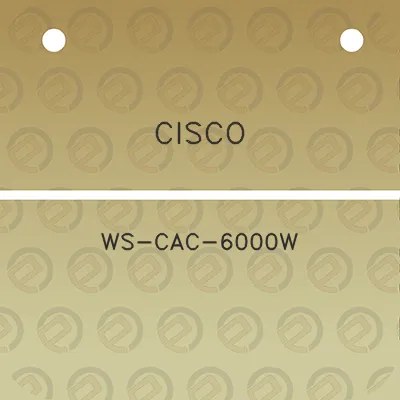 cisco-ws-cac-6000w