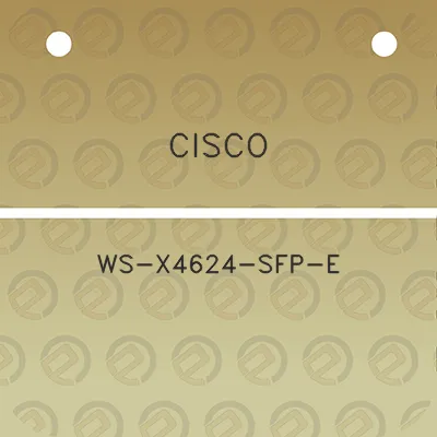 cisco-ws-x4624-sfp-e