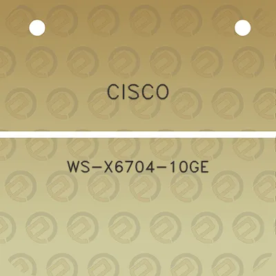 cisco-ws-x6704-10ge