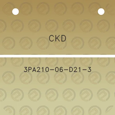 ckd-3pa210-06-d21-3