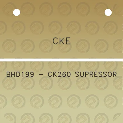 cke-bhd199-ck260-supressor