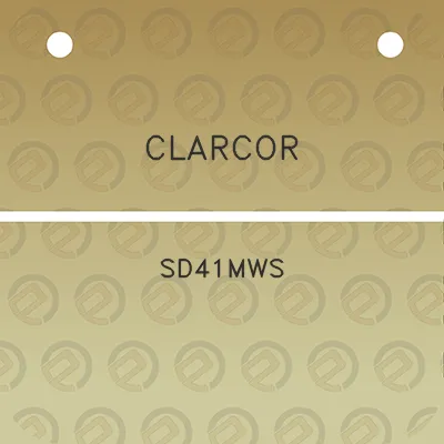 clarcor-sd41mws