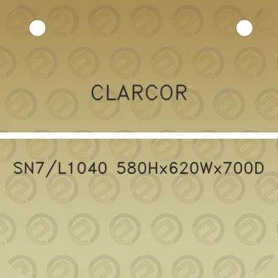 clarcor-sn7l1040-580hx620wx700d