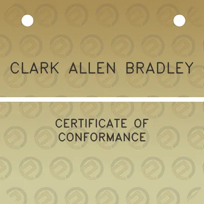 clark-allen-bradley-certificate-of-conformance