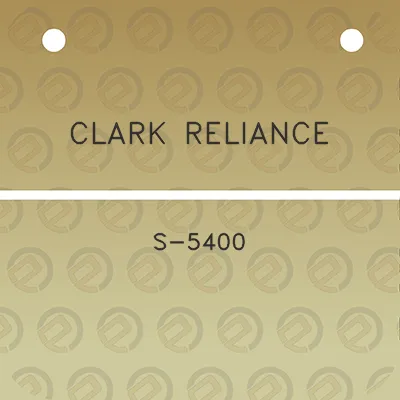 clark-reliance-s-5400