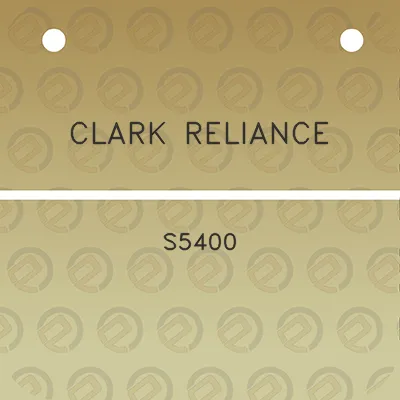 clark-reliance-s5400