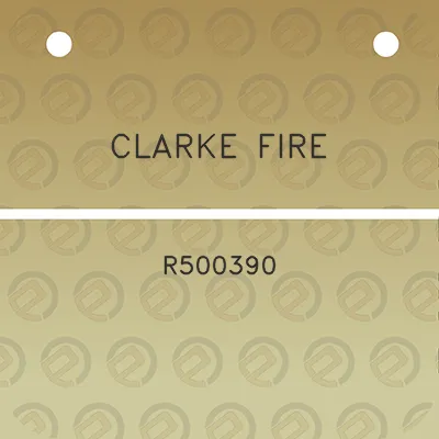 clarke-fire-r500390