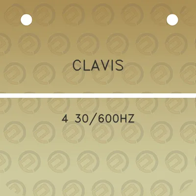 clavis-4-30600hz