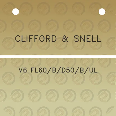 clifford-snell-v6-fl60bd50bul